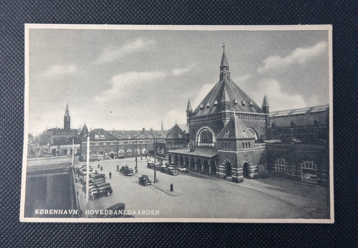 Старинная почтовая открытка из Копенгагена, Дания