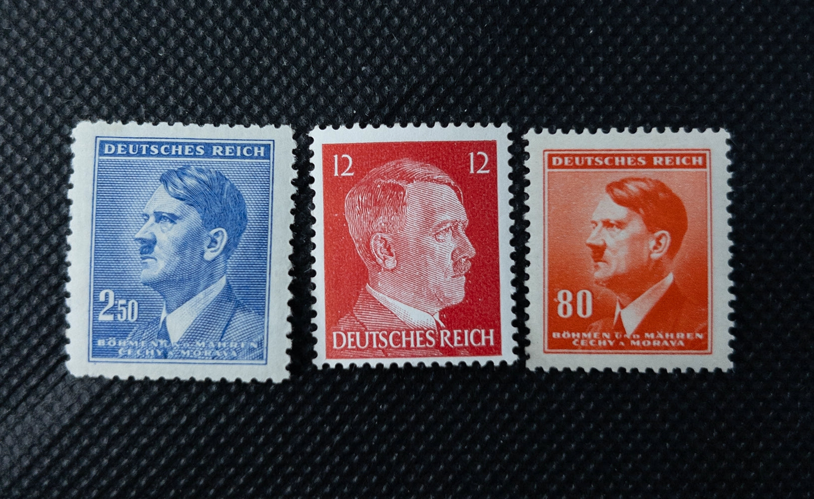 Лот из 3 почтовых марок Третьего рейха (Германия)