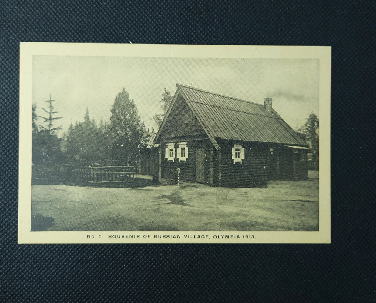 Лот оригинальных почтовых открыток «Russian Village», Олимпия, Лондон, 1913 г.
