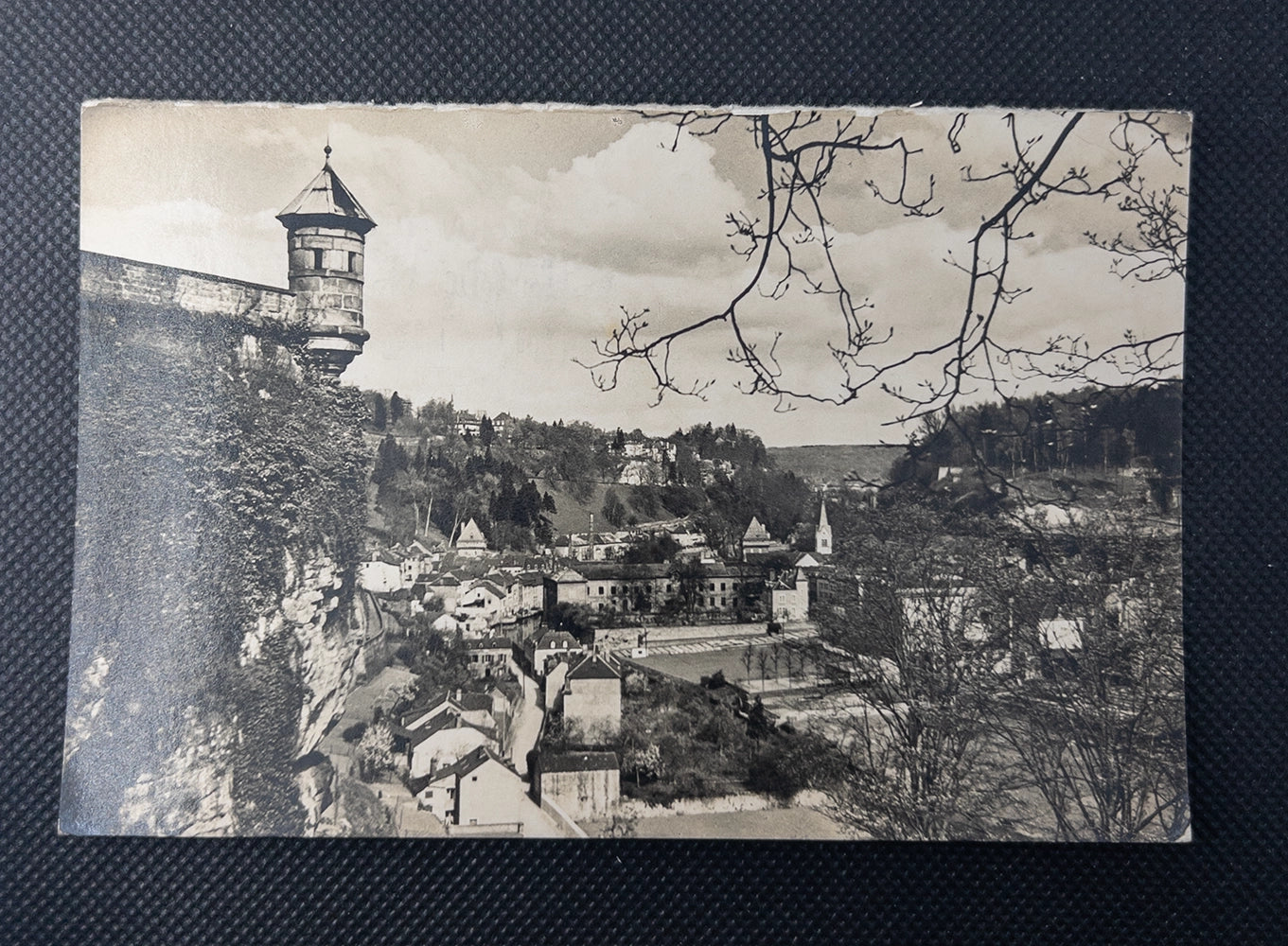 Старинная почтовая открытка из Люксембурга