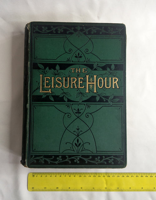 Антикварная книга "The Leisure Hour" (1893, Лондон) — Викторианская эпоха